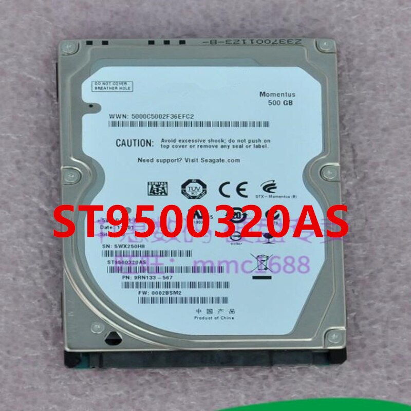 Seagate 95% GB 500 &8MB SATA 2.5 RPM  5400   HDD ST9500320AS  Ʈ HDD 